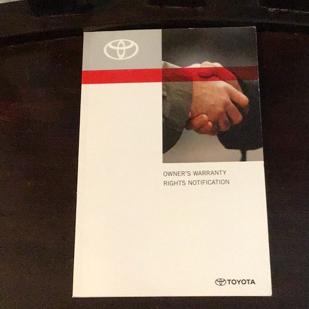 Toyota Owner's Booklets